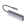 Ugreen 60718 kannettavan telakointiasema/porttitoistin johdollinen USB 3.2 Gen 1 (3.1 Gen 1) Type-C harmaa