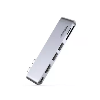 Kannettavan telakka UGREEN 80856 2 x USB 3.2 Gen 2 Type-C 4K-videolähtö