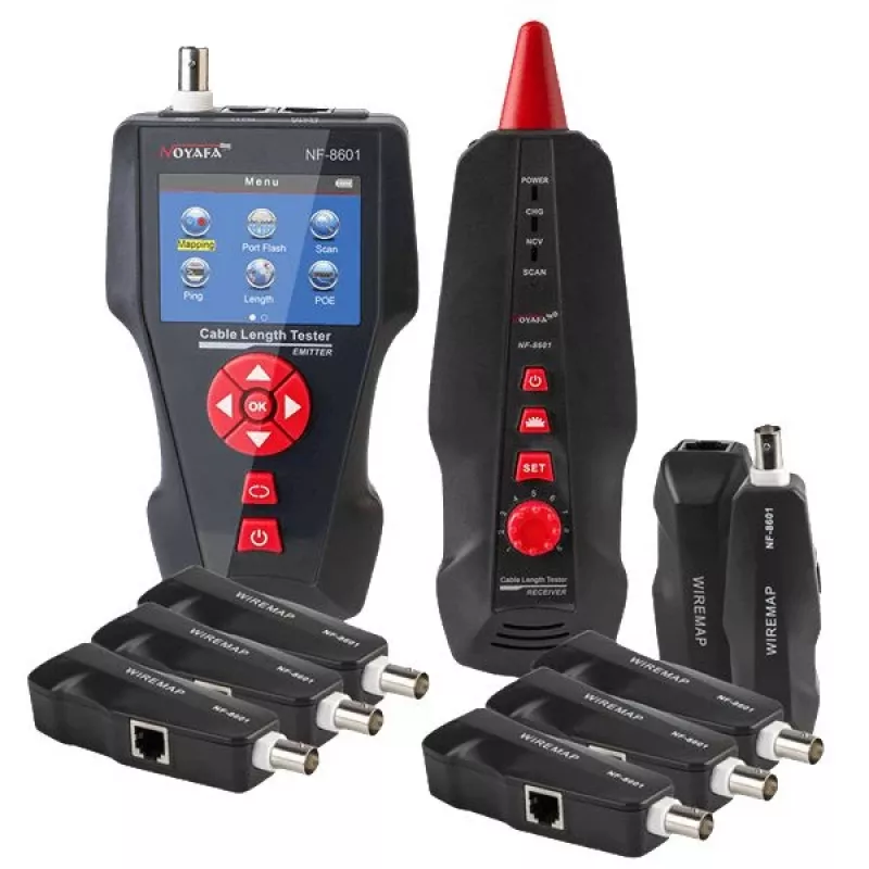 Kaapelitesteri LYNX CS TLCD88 — LCD-testeri Cat3/Cat5E/Cat6 ja PoE-tunnistus