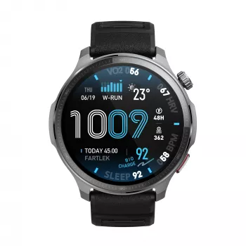 Amazfit Balance 2 XT 3,81 cm (1,5 tuumaa) AMOLED digitaalinen 480 x 480 pikseliä kosketusnäyttö musta Wi-Fi GPS (satelliitti)