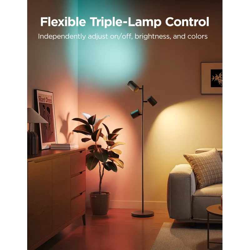 Govee Tree Floor Lamp älykäs jalkavalaisin WLAN/Bluetooth 72 W