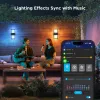 Ulkoseinävalaisin Govee H7078CD1 älykäs RGB-värinvaihto, WLAN-/sovellusohjaus