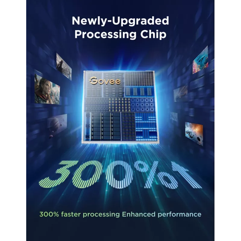Älykäs valonauha Govee H66A1 Wi-Fi/Bluetooth 5 m musta