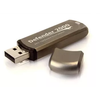 iStorage Kanguru Defender 2000 FIPS 140-2 sertifioitu, 32 GB USB-muistitikku USB Type-A 2.0 ruskea