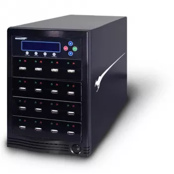 iStorage Kanguru U2D2-15 mediatuplaaja USB-muistitikkujen tuplaaja musta 15 kopiota