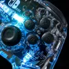 PDP Afterglow musta, läpinäkyvä peliohjain analoginen / digitaalinen Nintendo Switch, Nintendo Switch Lite, Nintendo Switch OLED