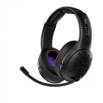 Kuulokemikrofoni VICTRIX Gambit Wireless — johdollinen & langaton, 20–20000 Hz, 2 m kaapeli, 301 g, musta/violetti