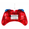 PDP Rock Candy: Mario Punch punainen, läpikuultava USB-peliohjain analoginen/digitaalinen Nintendo Switch, Nintendo Switch Lite, Nintendo Switch OLED