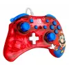 PDP Rock Candy: Mario Punch punainen, läpikuultava USB-peliohjain analoginen/digitaalinen Nintendo Switch, Nintendo Switch Lite, Nintendo Switch OLED