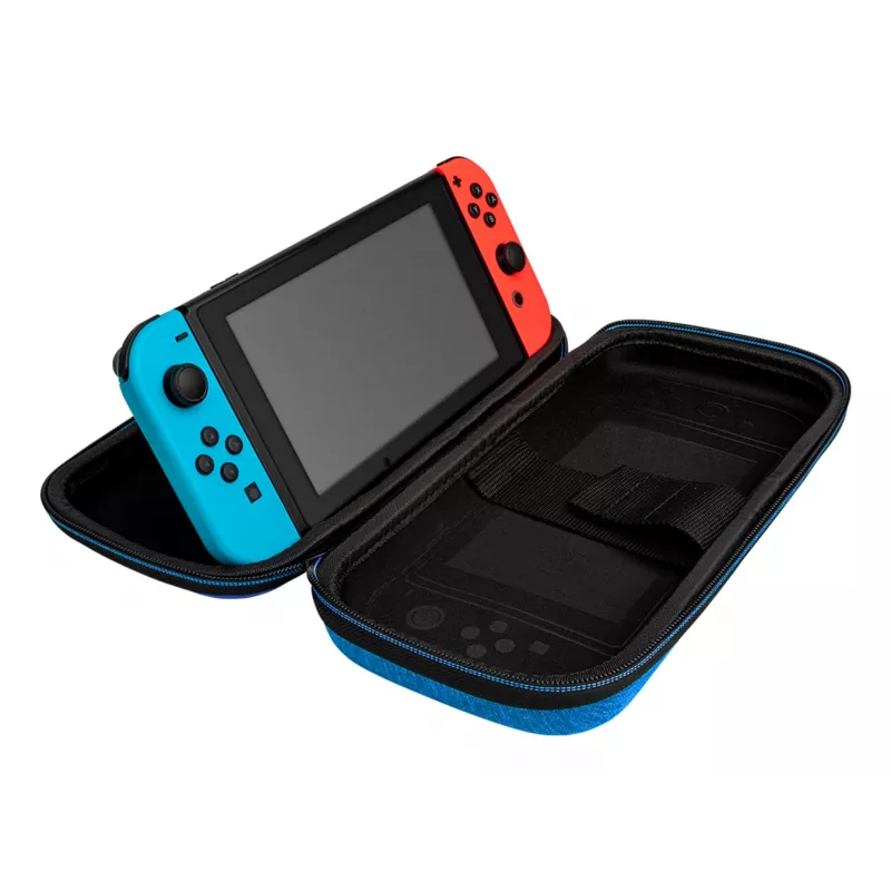 Kovakuorinen kantolaukku PDP ohut Deluxe Power Pose Mario Nintendo - sininen/punainen