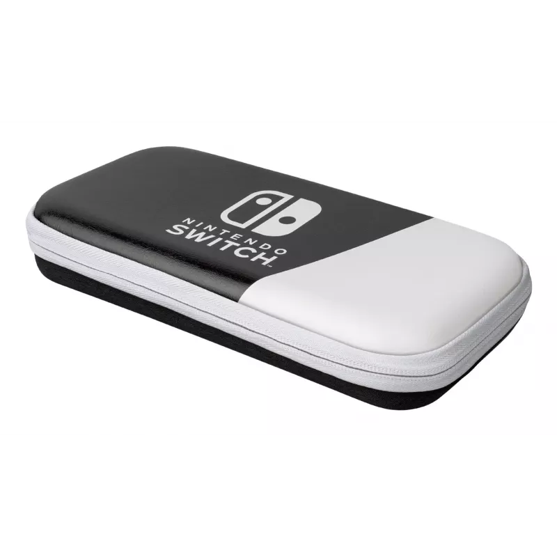 PDP ohut Deluxe: musta & valkoinen kovakuorinen kotelo Nintendo musta, valkoinen