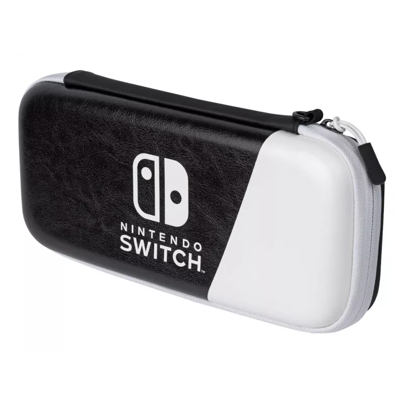 PDP ohut Deluxe: musta & valkoinen kovakuorinen kotelo Nintendo musta, valkoinen