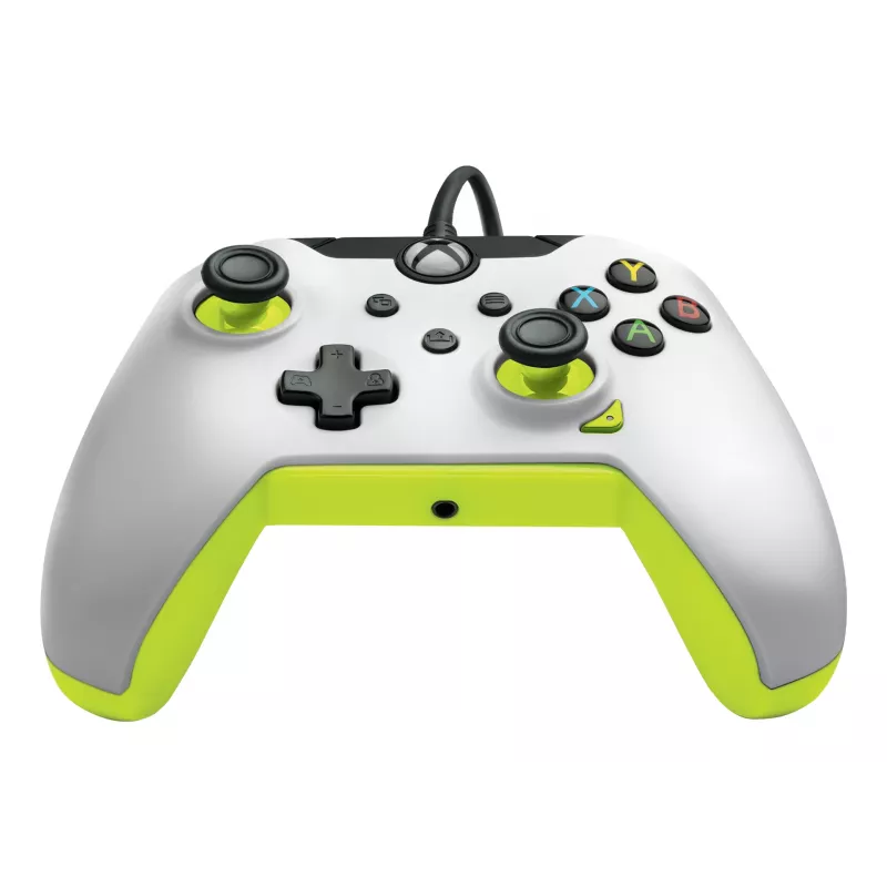 PDP johdollinen ohjain: Electric White - Xbox Series X|S, Xbox One, Xbox, Windows 10/11