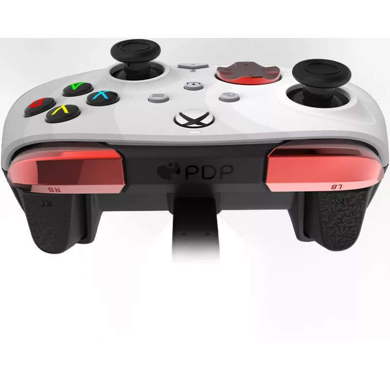PDP Rematch Advanced -ohjain langallinen USB-C PC, Xbox One, Xbox Series X|S - musta/punainen/valkoinen, 2,43 m kaapeli