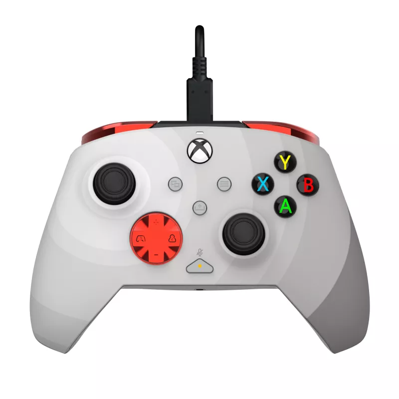 PDP Rematch Advanced -ohjain langallinen USB-C PC, Xbox One, Xbox Series X|S - musta/punainen/valkoinen, 2,43 m kaapeli
