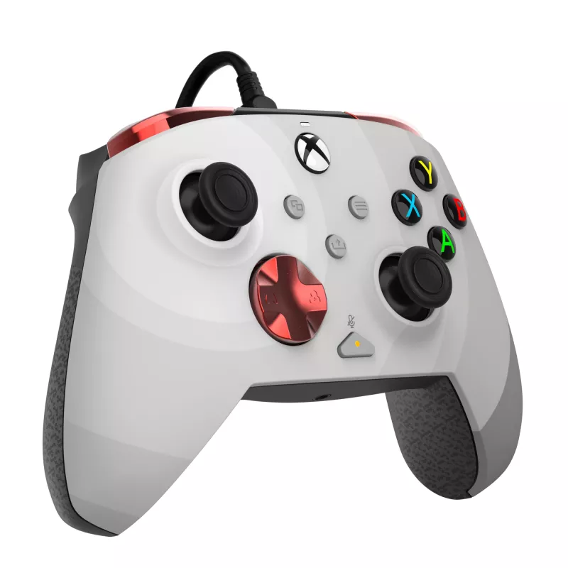 PDP Rematch Advanced -ohjain langallinen USB-C PC, Xbox One, Xbox Series X|S - musta/punainen/valkoinen, 2,43 m kaapeli