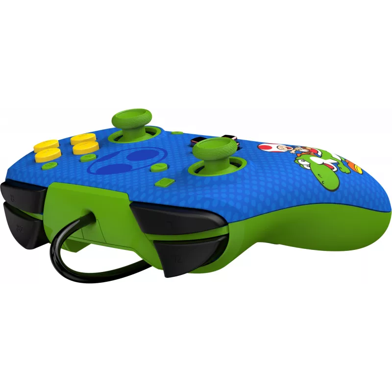 PDP REMATCH langallinen ohjain: Yoshi & Toad, peliohjain, Nintendo Switch, Nintendo Switch OLED, D-pad, Home-painike, analoginen/digitaalinen, langallinen, USB