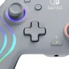 PDP Afterglow Wave harmaa USB-peliohjain analoginen/digitaalinen Nintendo Switch, Nintendo Switch OLED