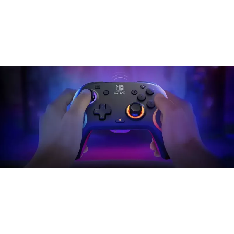 PDP Afterglow Wave musta USB-peliohjain analoginen/digitaalinen Nintendo Switch, Nintendo Switch Lite, Nintendo Switch OLED