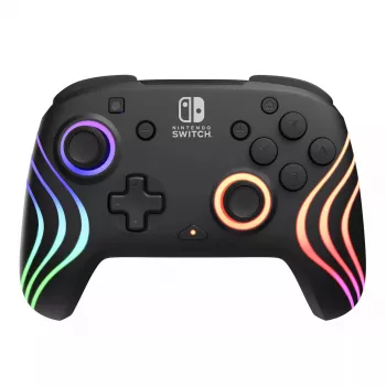 PDP Afterglow Wave musta USB-peliohjain analoginen/digitaalinen Nintendo Switch, Nintendo Switch Lite, Nintendo Switch OLED