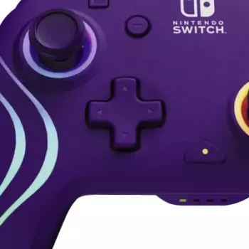 Langaton ohjain PDP Afterglow Wave 500-252-PR - violetti, langaton peliohjain konsolille/PC:lle