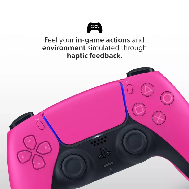 Peliohjain Sony DualSense v3 PlayStation 5 - pinkki, Bluetooth & USB Type-C, sisäänrakennettu akku