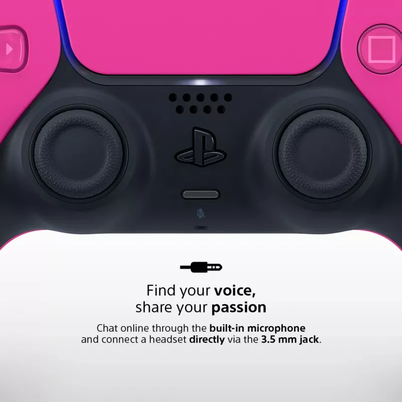 Peliohjain Sony DualSense v3 PlayStation 5 - pinkki, Bluetooth & USB Type-C, sisäänrakennettu akku