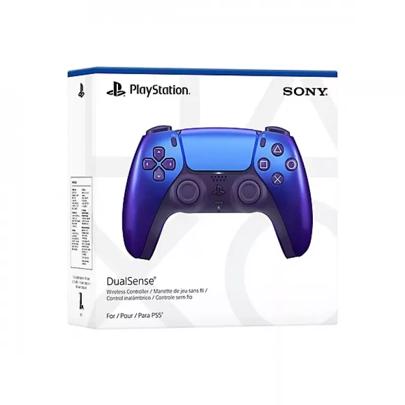 Peliohjain Sony DualSense langaton ohjain Chroma Indigo — Bluetooth & USB Type-C, PS5, sisäänrakennettu Li-Ion-akku