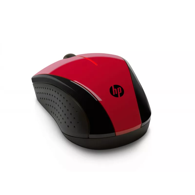 HP X3000 Sunset Red langaton hiiri, molempikätinen, optinen, RF langaton, 1200 DPI, punainen