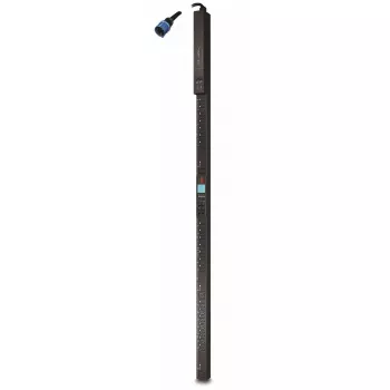 APC Rack PDU 2G, Metered by Outlet kytkennällä, ZeroU, 32A, 230V, (21) C13 & (3) C19