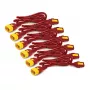 APC Power Cord Kit (6 kpl), lukittava, C13 C14, 1,8 m, punainen