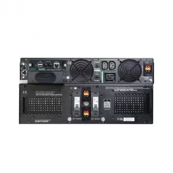 APC Smart-UPS On-Line, 8 kVA/8 kW, Rack/Tower, 230 V, 2x IEC C13+1x IEC C19+kiinteä 3-johdin (H+N+E) lähdöt, verkkokortti, ilman kiskosarjaa