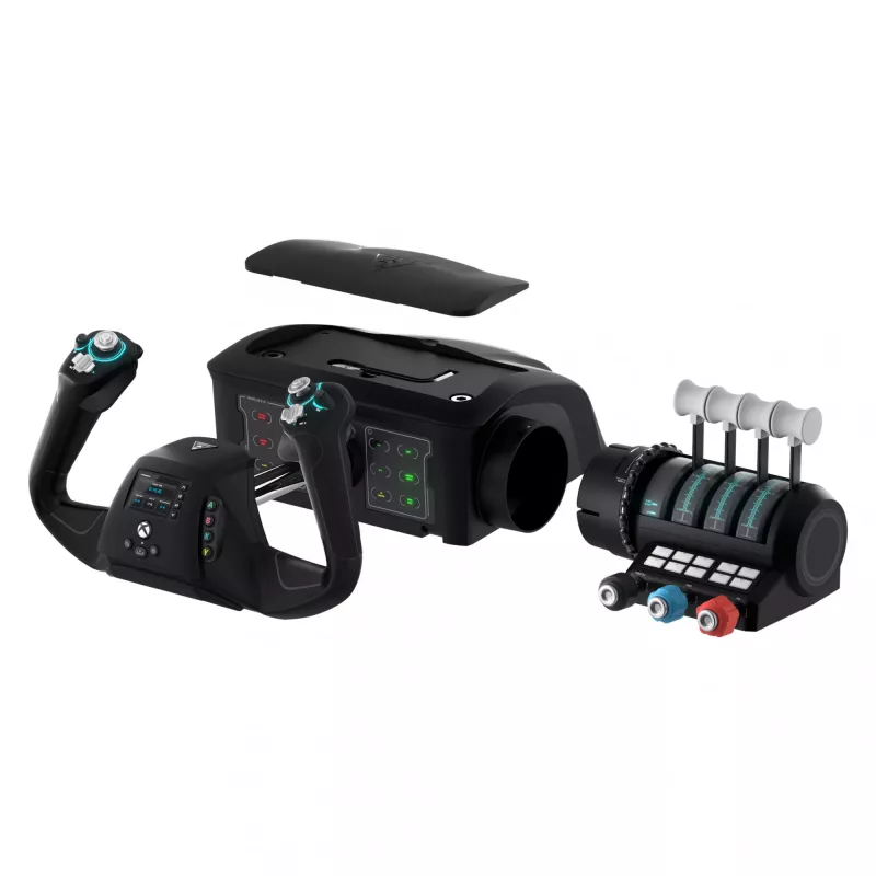 Flight Sim Turtle Beach VelocityOne Flight musta USB analoginen digitaalinen PC Xbox