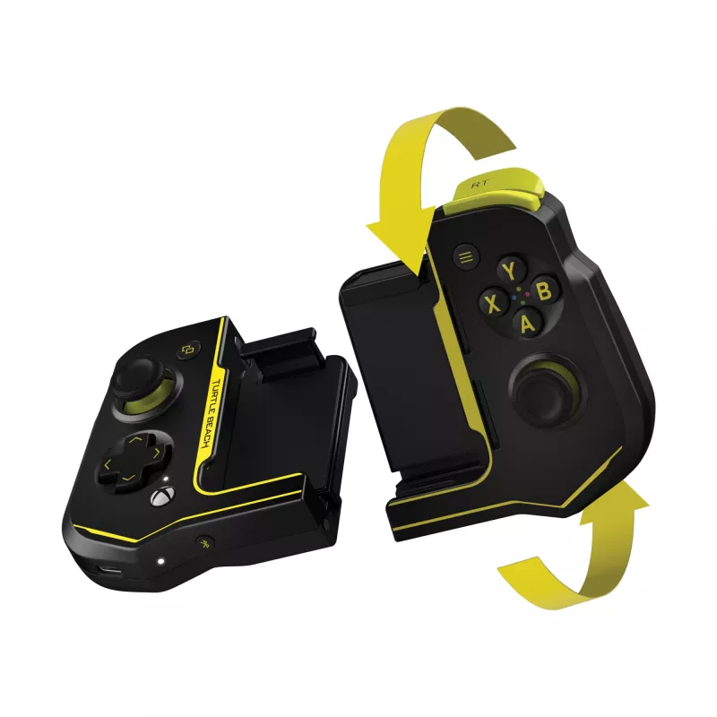 Peliohjain Turtle Beach Atom musta keltainen Bluetooth Android langaton