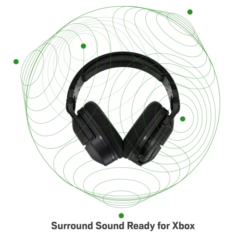 Headset Turtle Beach Stealth 600 Gen 2 MAX – johdollinen & langaton, USB-C, korvan ympäri, 20–20000 Hz, musta