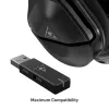 Headset Turtle Beach Stealth 600 Gen 2 MAX – johdollinen & langaton, USB-C, korvan ympäri, 20–20000 Hz, musta