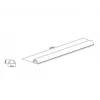 Multibrackets M Universal kaapelikotelo musta 18 mm leveys 1600 mm pituus