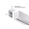 Multibrackets M 1:1 manuaalinen projektiokangas 200x200, 112 tuumaa White Edition