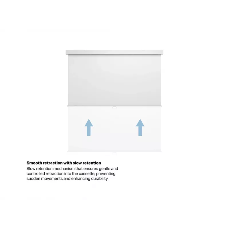 Multibrackets M 1:1 manuaalinen projektiokangas 200x200, 112 tuumaa White Edition