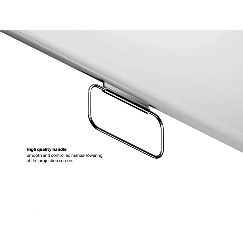 Multibrackets M 1:1 manuaalinen projektiokangas 200x200, 112 tuumaa White Edition