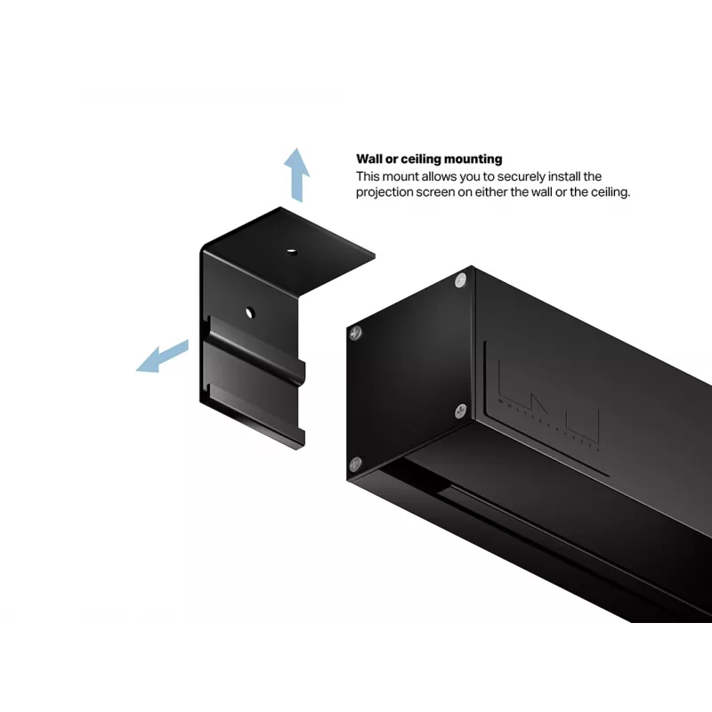 Multibrackets M 16:9 moottorikäyttöinen projektionäyttö 240x135, 108 tuumaa Black Edition