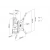 Multibrackets M VESA Flexarm 360 I -VESA-asennus hopea 75 100 200