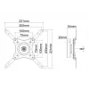 Multibrackets M VESA Wallmount 360 musta