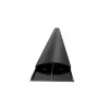 Multibrackets M kaapelikotelo SS musta 75 mm L - 1600 mm P