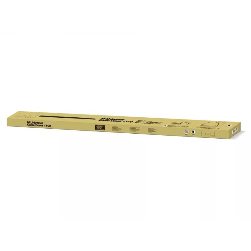 Multibrackets M kaapelikotelo SS musta 75 mm L - 1600 mm P