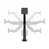 Multibrackets M VESA Gas Lift Arm Single musta