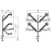 Multibrackets M VESA Gas Lift Arm Quad musta 40 kg 15-32 tuumaa