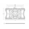 Multibrackets M VESA Super ohut Tilt & Turn Plus HD -teline