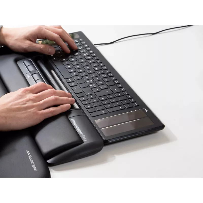 Mousetrapper Delta -hiiri musta Regular USB-A, USB Type-A, 4000 DPI, musta
