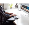 Mousetrapper Armrest Asymmetric -käsinoja — tekonahka, musta, 680×205×20 mm